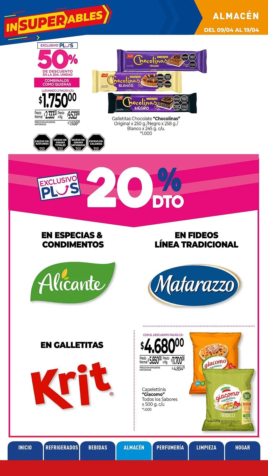 Ofertas de Catálogo La Anonima 10 de abril al 19 de abril 2026 - Página 25 del catálogo