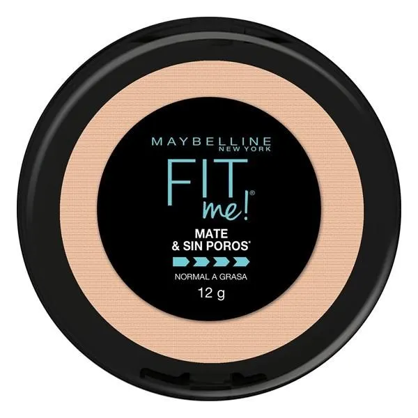 Maybelline Polvo Compacto Matificante Fit Me 12 gr 130 beige Buff