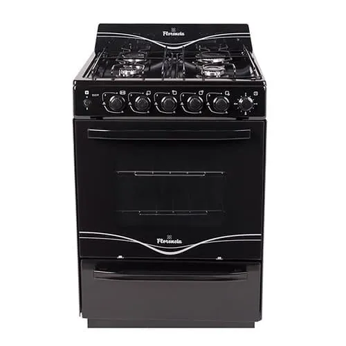Cocina Singer Flor 5537F 56Cm Negra Multigas Encendido Electronico