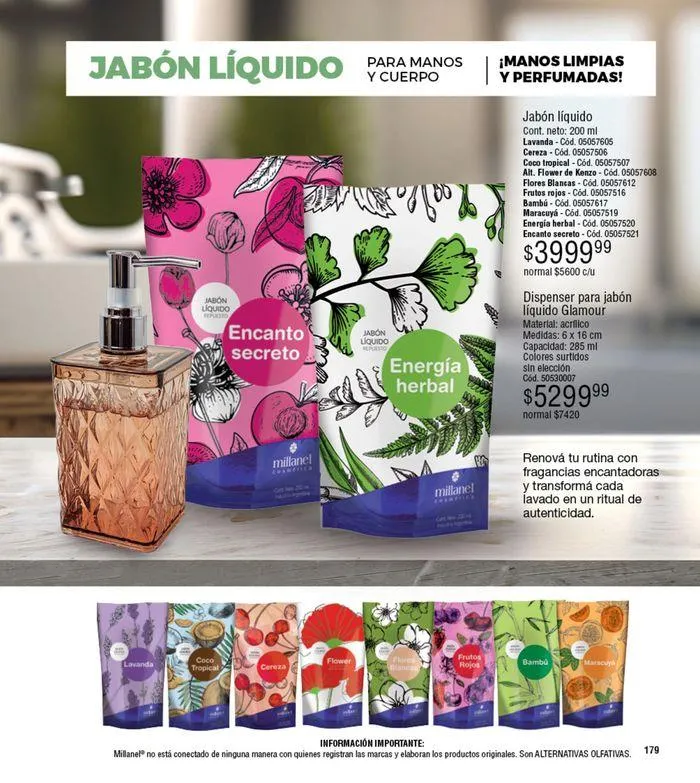 Ofertas de Catálogo Millanel Cosmética C10 26 de agosto al 22 de septiembre 2024 - Página 203 del catálogo