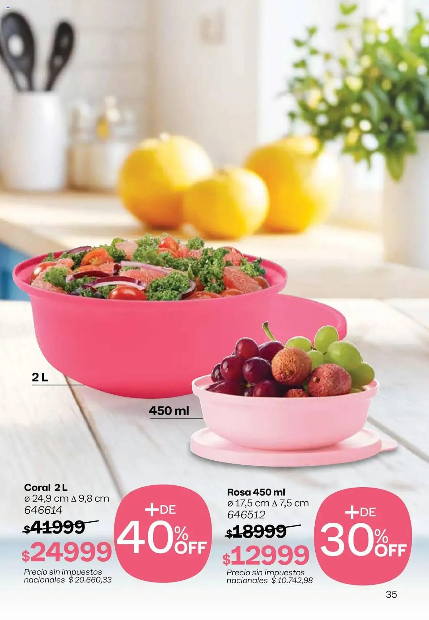 Ofertas de Folleto Tupperware 13 de octubre al 3 de noviembre 2025 - Página 36 del catálogo