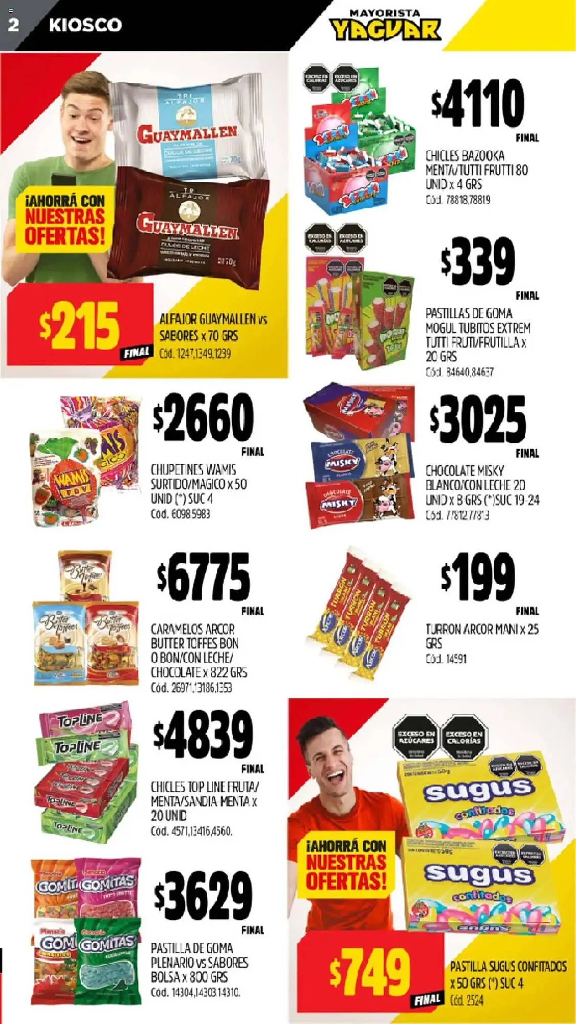 Ofertas de Catálogo Supermercados Yaguar 10 de marzo al 16 de marzo 2025 - Página 2 del catálogo