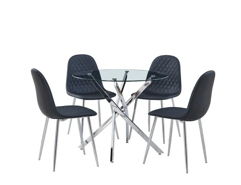 Juego de comedor 4 sillas Coppel DS2223 Juego de comedor 4 sillas Coppel DS2223