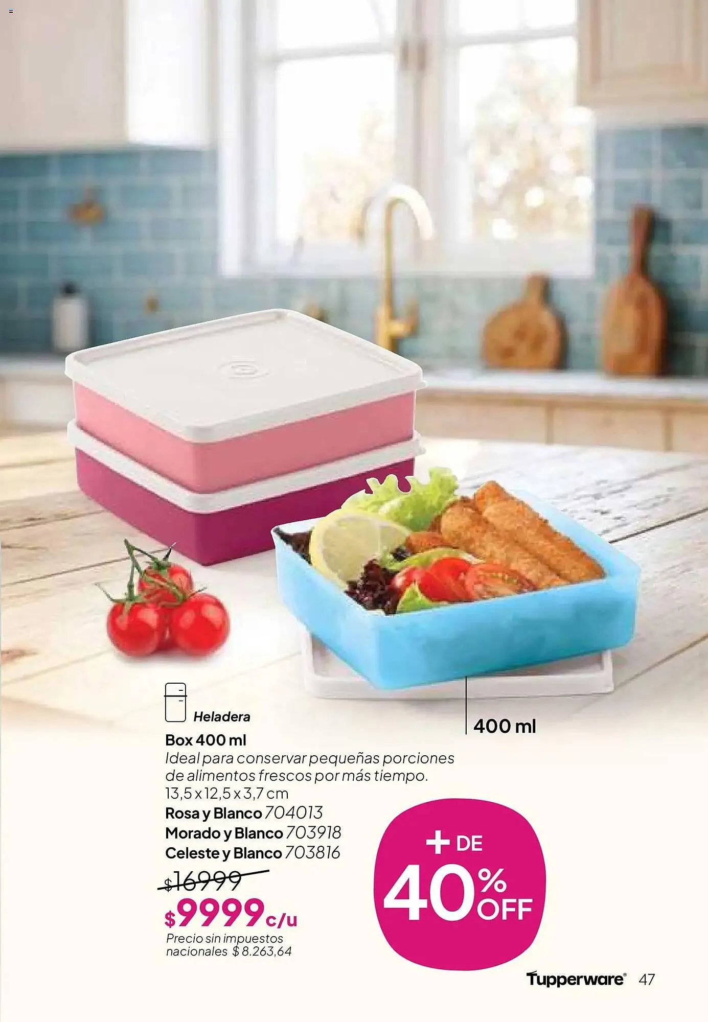 Ofertas de Folleto Tupperware 9 de marzo al 31 de marzo 2026 - Página 48 del catálogo