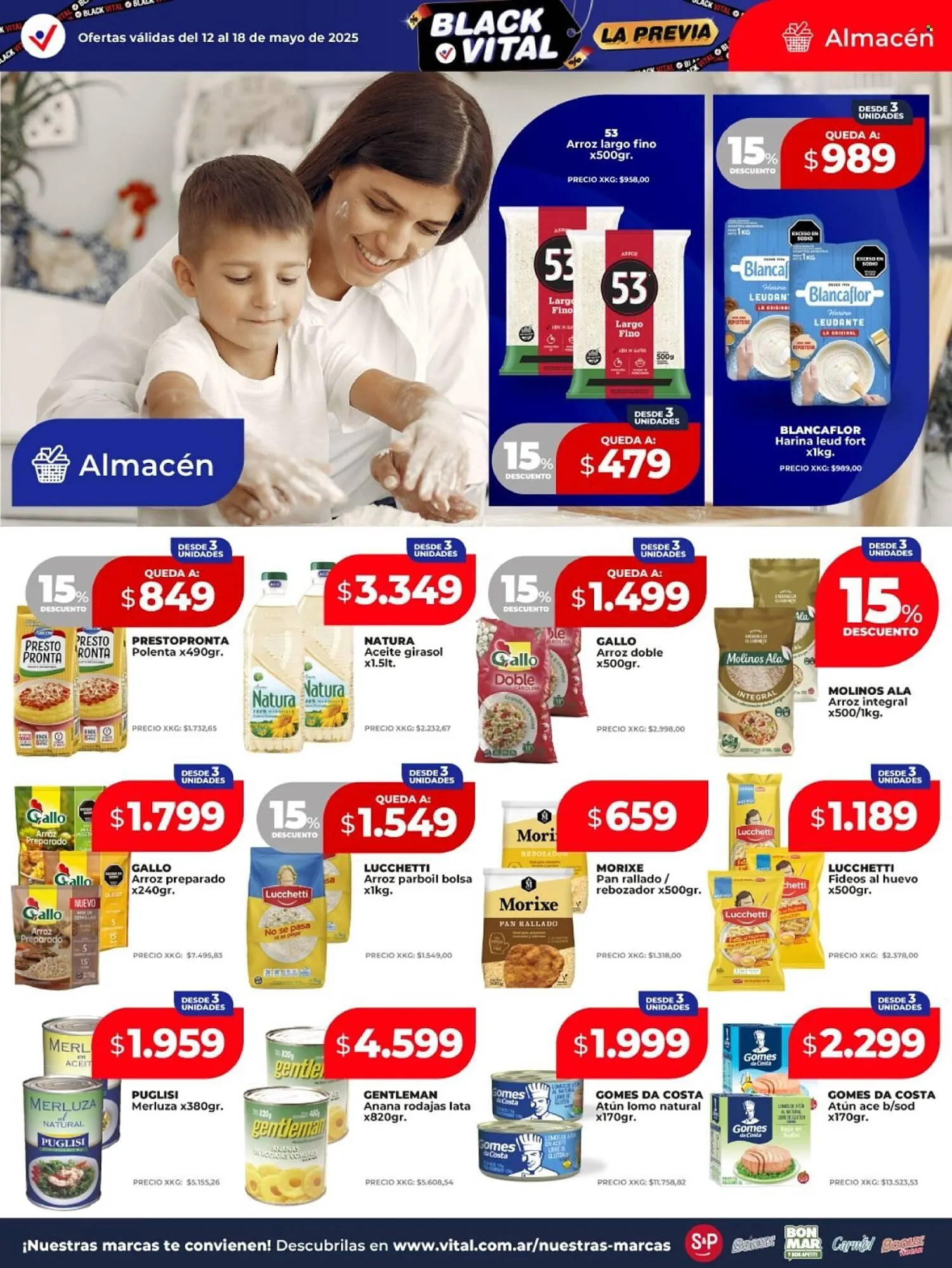 Ofertas de Catálogo Supermayorista Vital 12 de mayo al 18 de mayo 2025 - Página 25 del catálogo