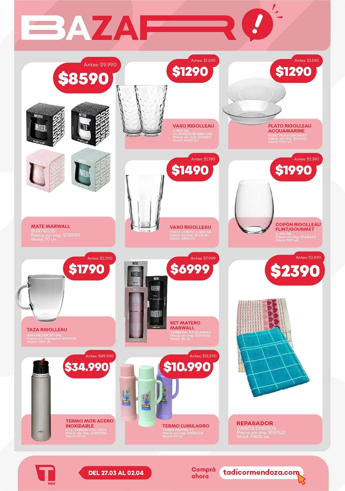 Ofertas de Catálogo Supermercados Tadicor 27 de marzo al 2 de abril 2025 - Página 12 del catálogo