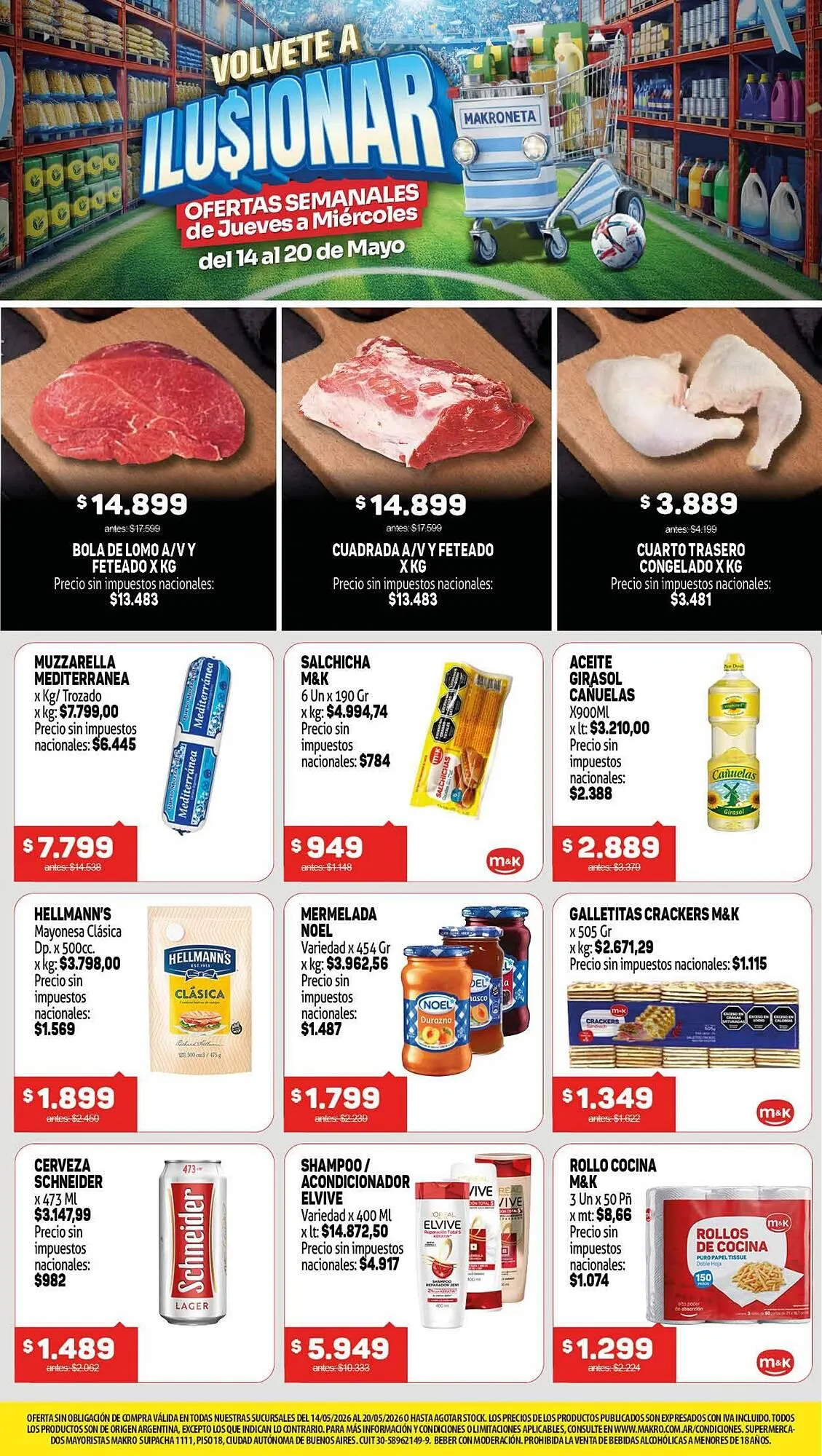 Ofertas de Catálogo Makro 14 de mayo al 20 de mayo 2026 - Página 1 del catálogo