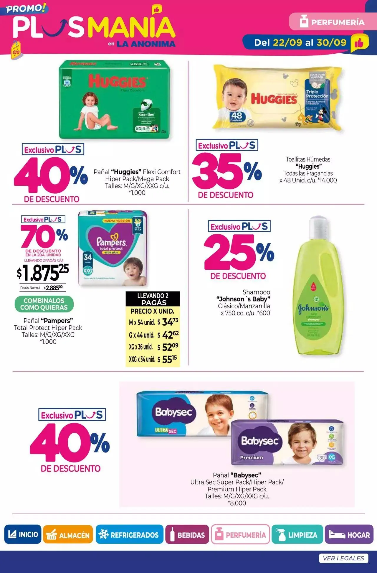 Ofertas de La Anonima - Super Ventajas - Septiembre 2022 22 de septiembre al 30 de septiembre 2023 - Página 44 del catálogo