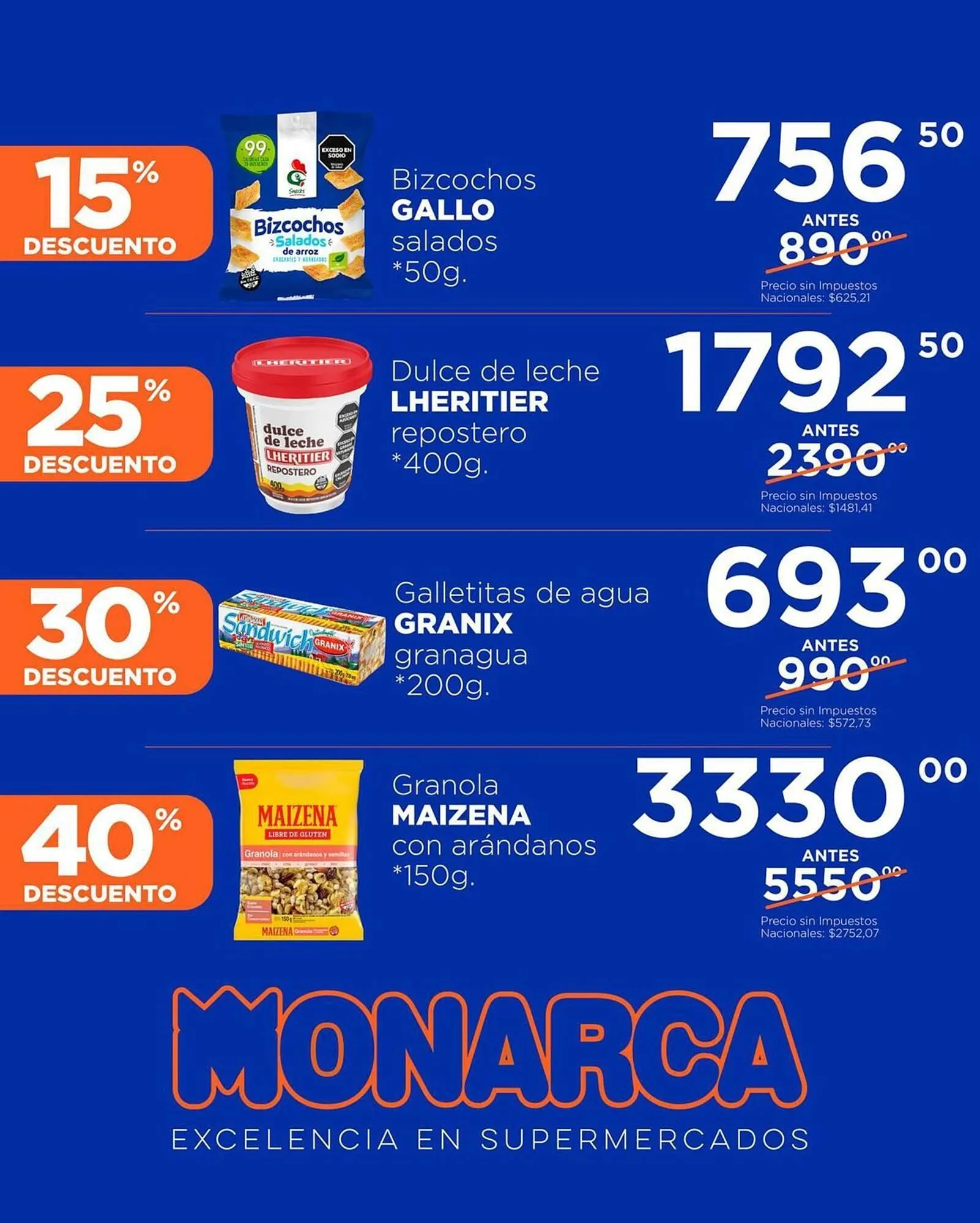 Ofertas de Catálogo Supermercados Monarca 8 de septiembre al 2 de octubre 2025 - Página 2 del catálogo