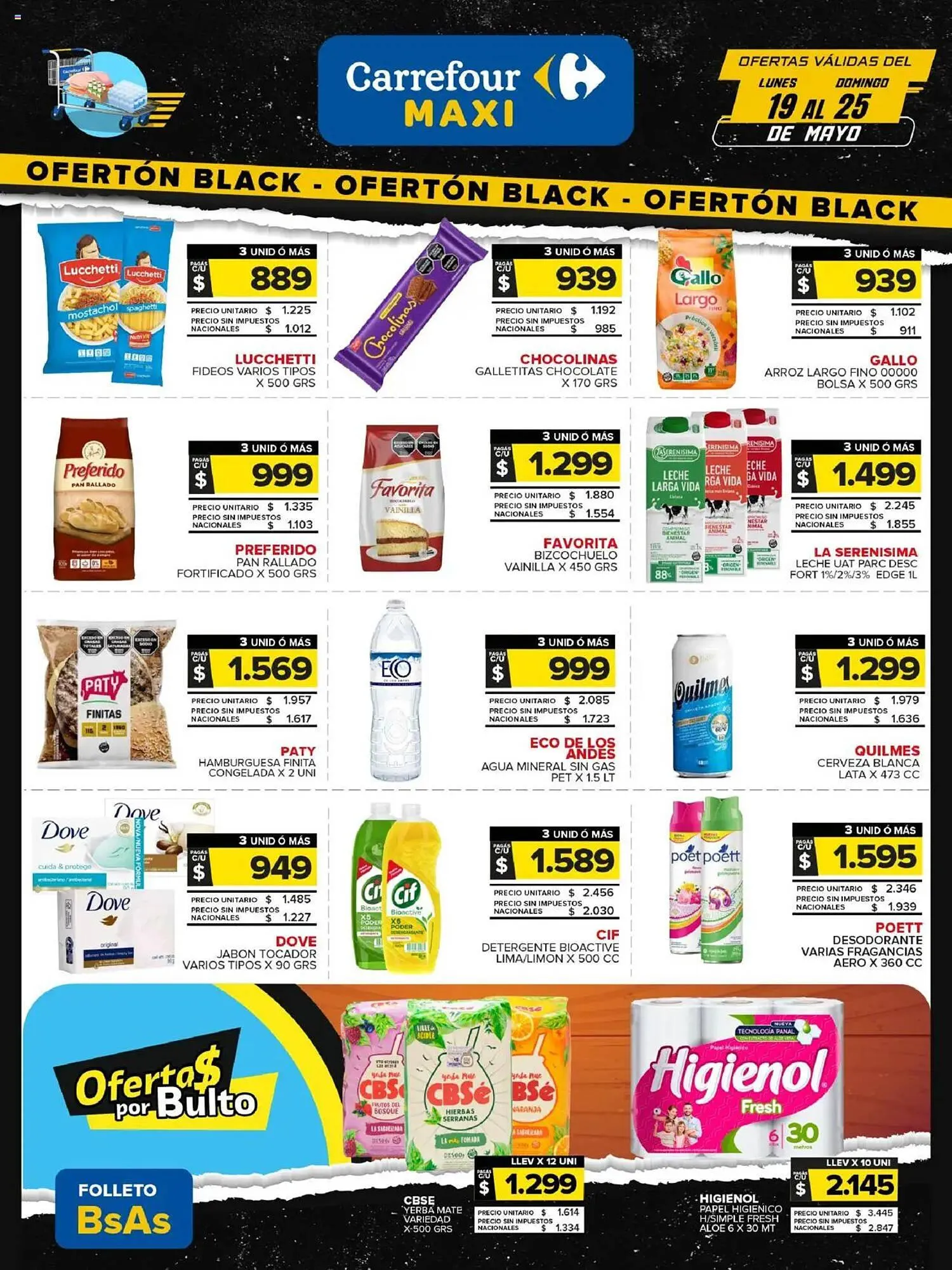 Ofertas de Catálogo Carrefour Maxi 19 de mayo al 25 de mayo 2025 - Página 1 del catálogo