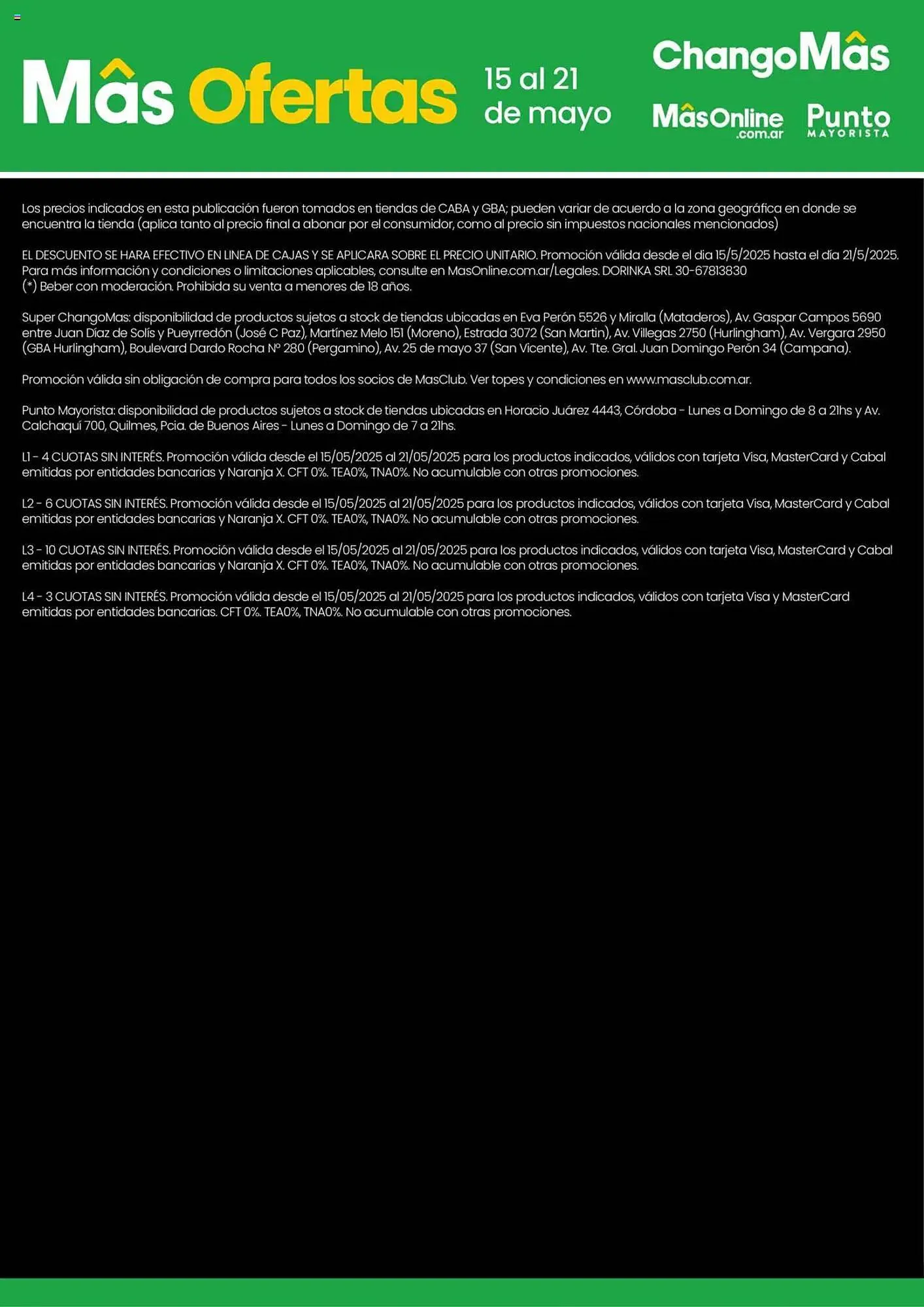 Ofertas de Catálogo Changomas 15 de mayo al 22 de mayo 2025 - Página 42 del catálogo