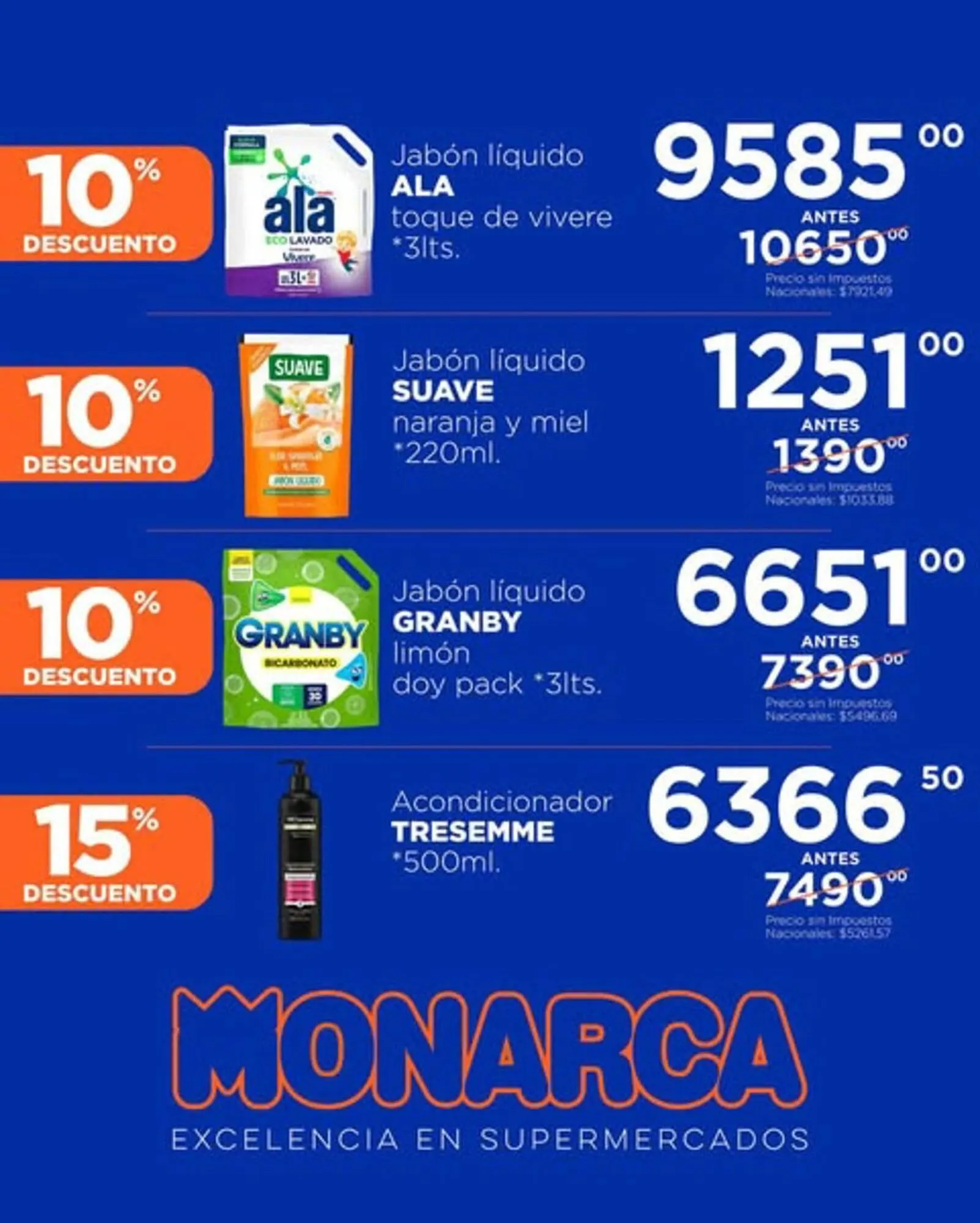 Ofertas de Catálogo Supermercados Monarca 8 de septiembre al 2 de octubre 2025 - Página 7 del catálogo