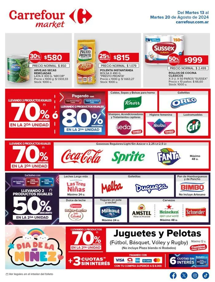 Ofertas de Ofertas principales y descuentos 13 de agosto al 20 de agosto 2024 - Página 1 del catálogo