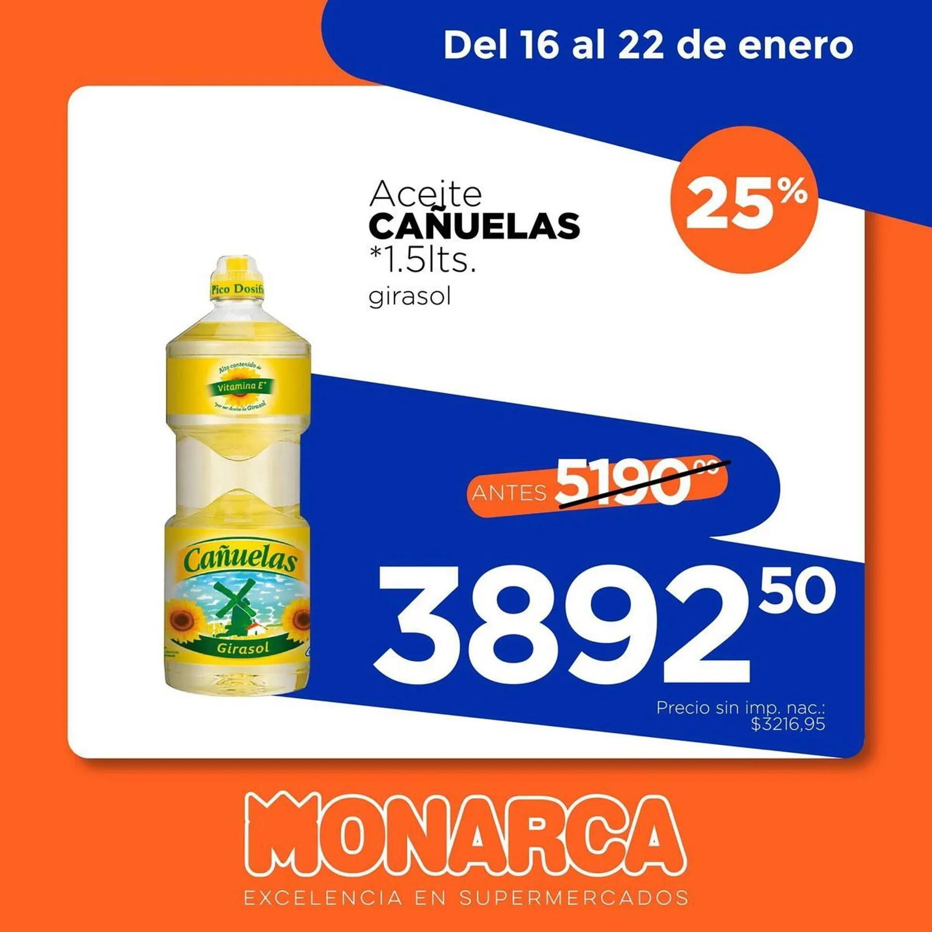 Ofertas de Catálogo Supermercados Monarca 19 de enero al 22 de enero 2026 - Página 8 del catálogo