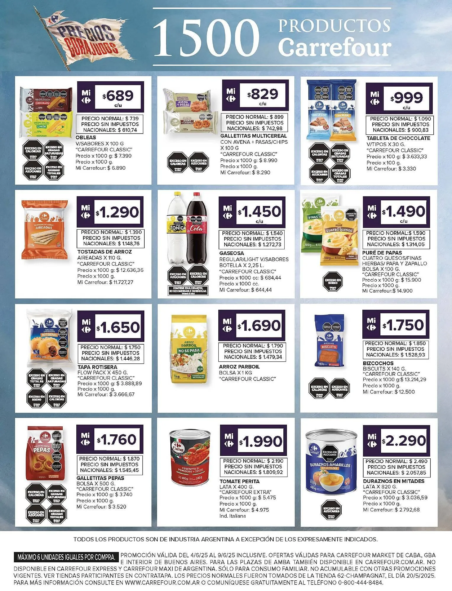 Ofertas de Catálogo Carrefour Market 4 de junio al 9 de junio 2025 - Página 4 del catálogo