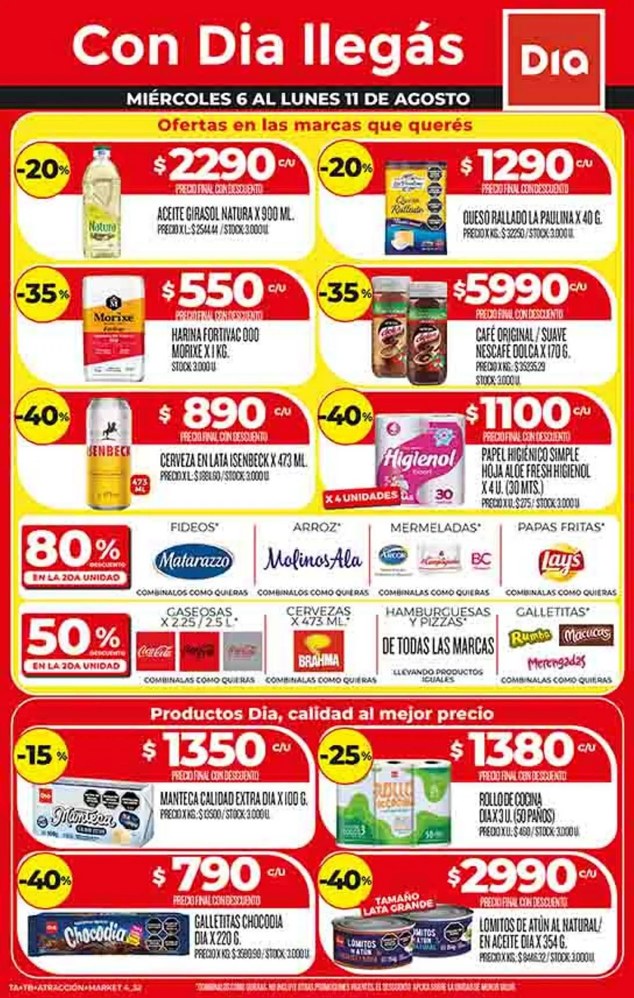 Ofertas de Catálogo Supermercados DIA 5 de agosto al 11 de agosto 2025 - Página 1 del catálogo