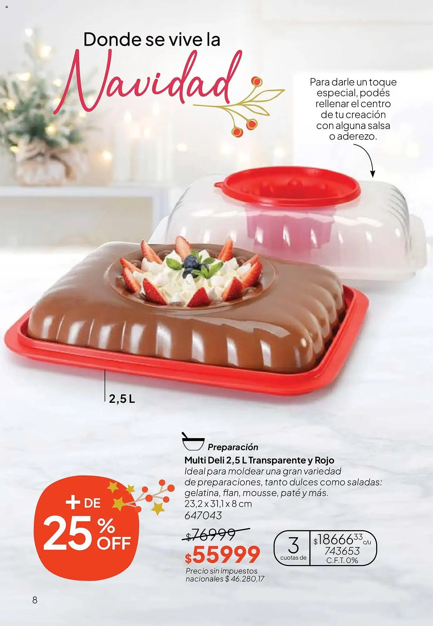 Ofertas de Folleto Tupperware 24 de noviembre al 31 de diciembre 2025 - Página 9 del catálogo