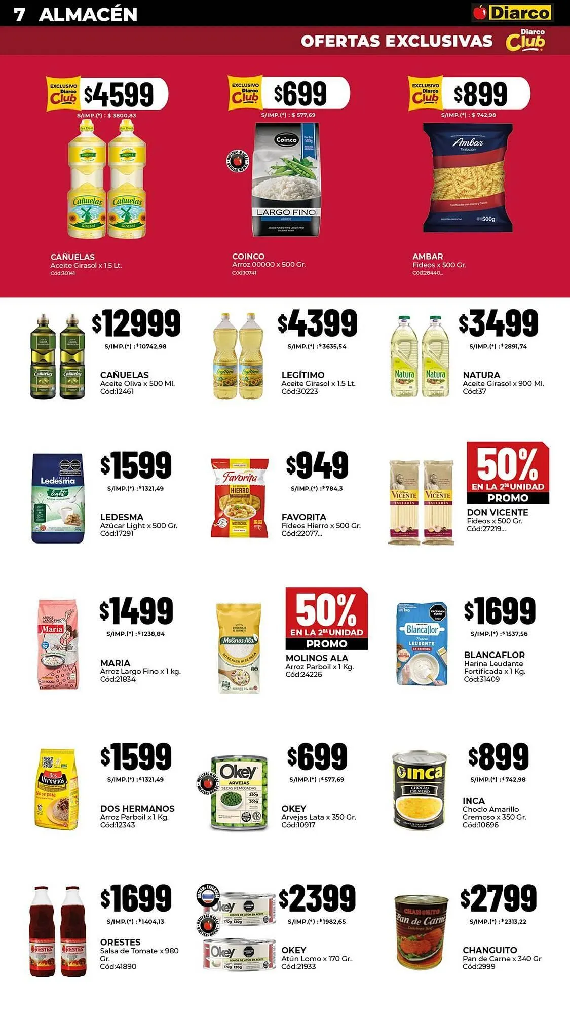 Ofertas de Catálogo Diarco 19 de enero al 23 de enero 2026 - Página 7 del catálogo