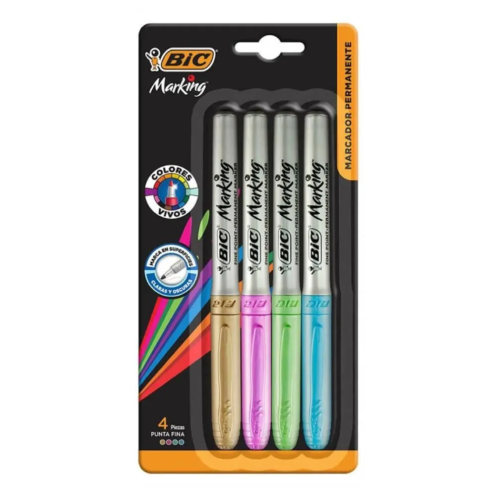 MAR. BIC PERMANENT GRIP METAL