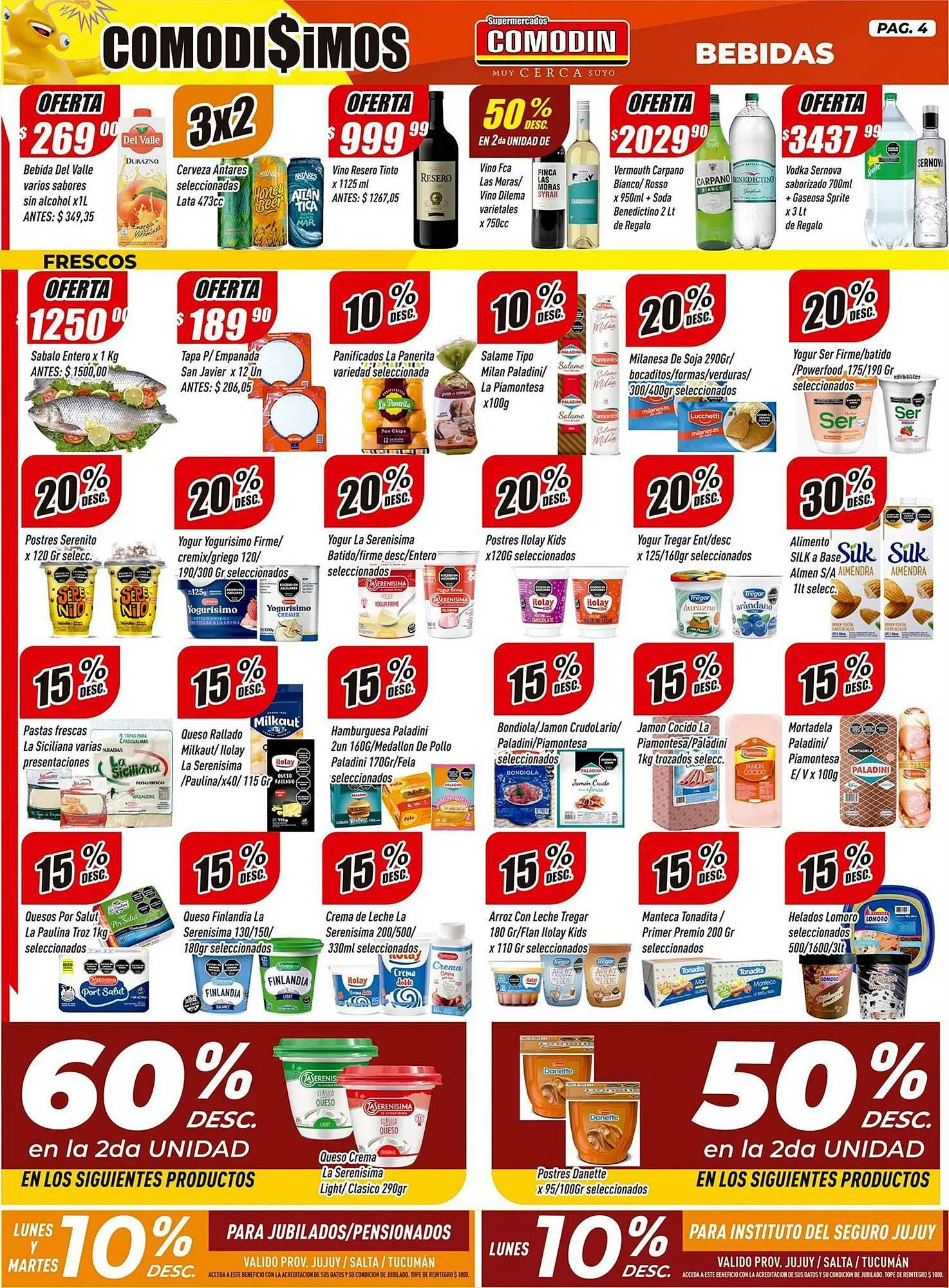 Ofertas de Catálogo Supermercados Comodin 11 de septiembre al 17 de septiembre 2023 - Página 4 del catálogo