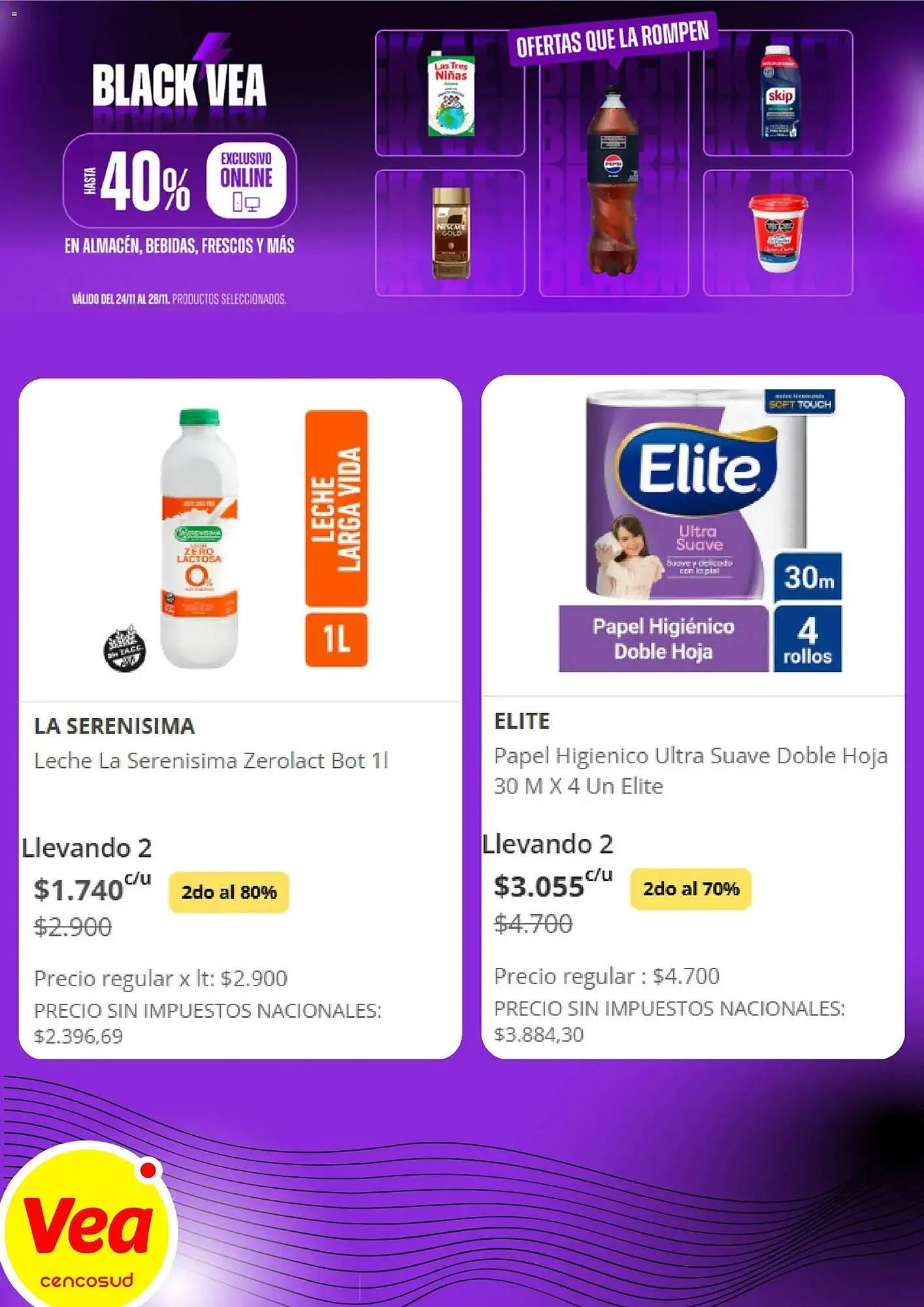 Ofertas de Catálogo Supermercados Vea 24 de noviembre al 29 de noviembre 2025 - Página 2 del catálogo