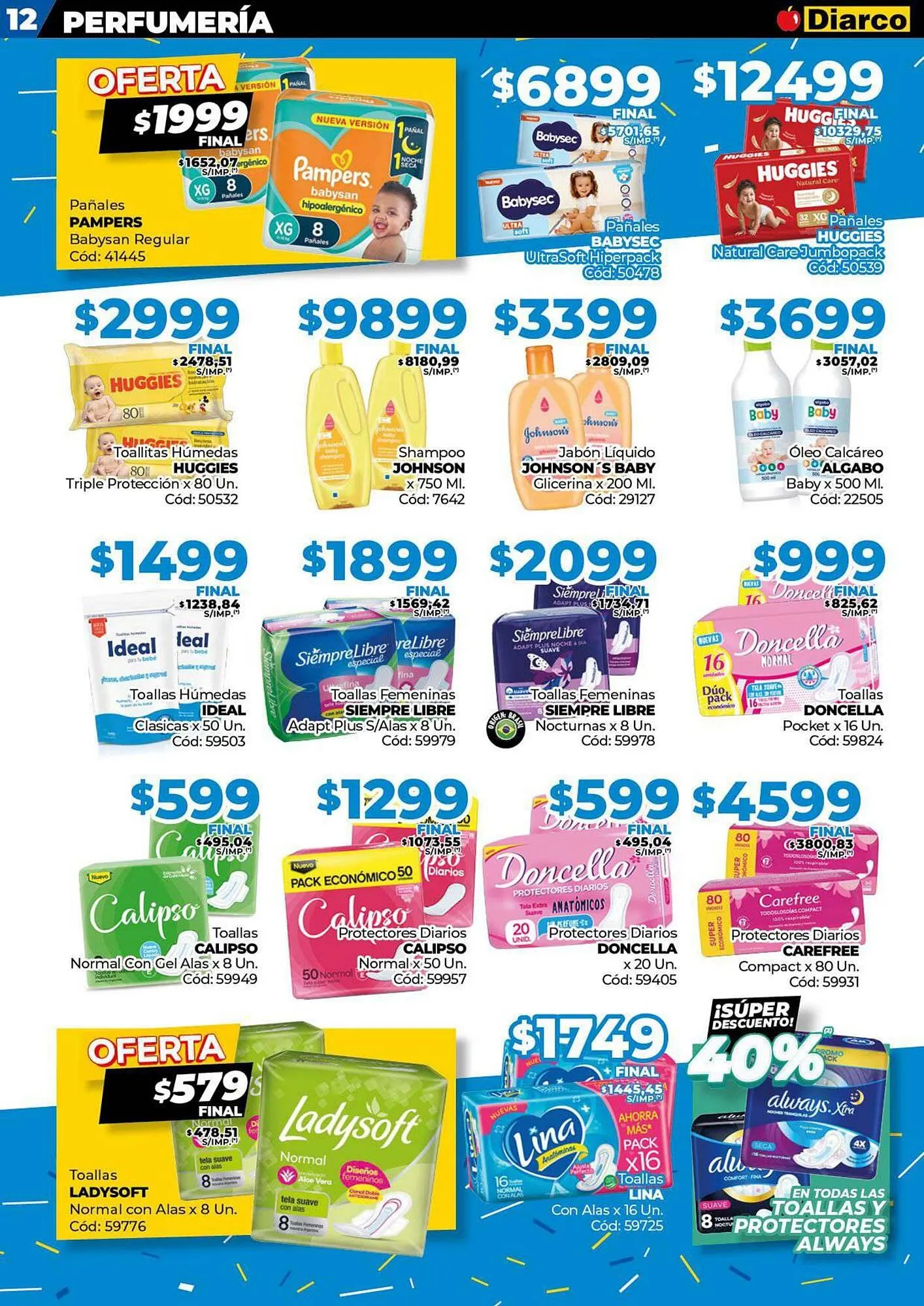 Ofertas de Catálogo Diarco 12 de mayo al 18 de mayo 2025 - Página 12 del catálogo