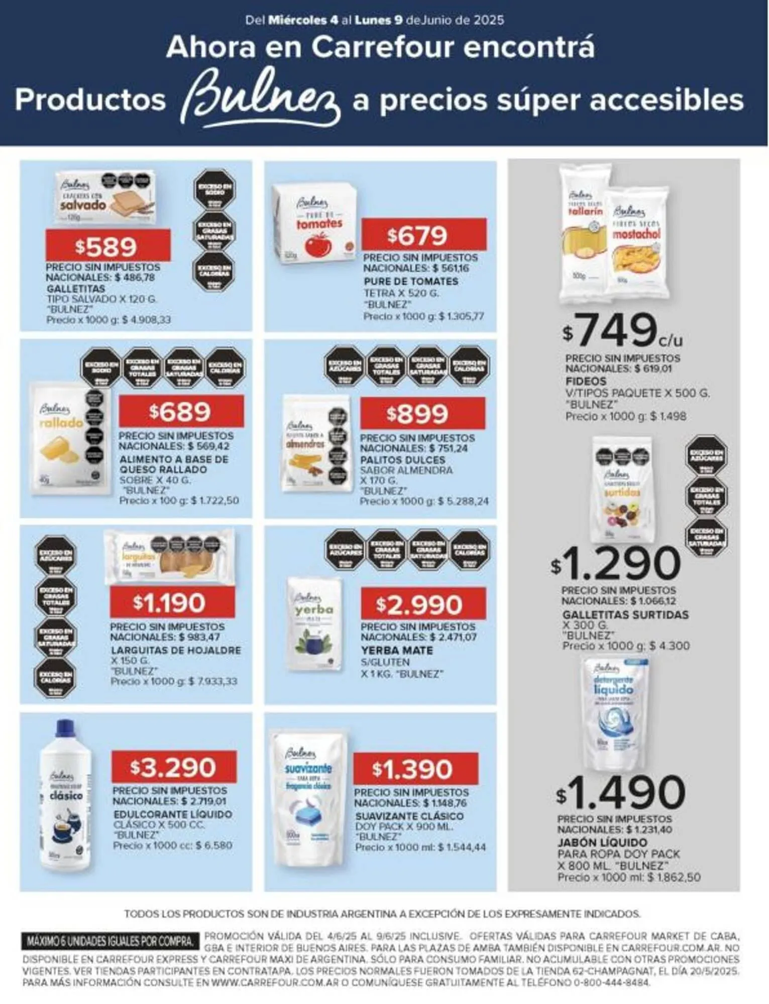 Ofertas de Catálogo Carrefour Market 4 de junio al 10 de junio 2025 - Página 13 del catálogo