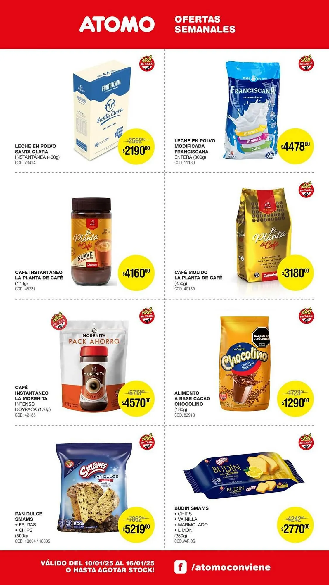 Ofertas de Catálogo Atomo Conviene 10 de enero al 16 de enero 2025 - Página 12 del catálogo