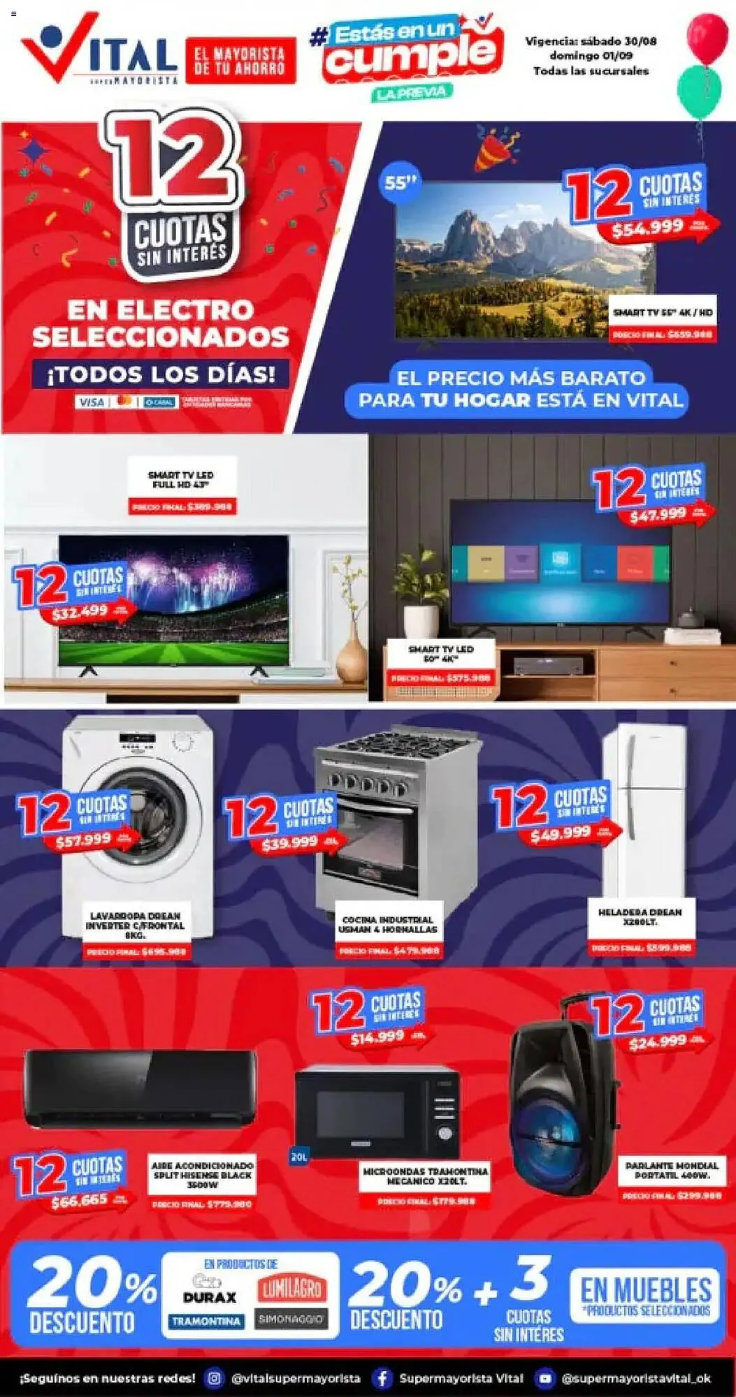 Ofertas de Catálogo Supermayorista Vital 29 de agosto al 30 de agosto 2025 - Página 2 del catálogo