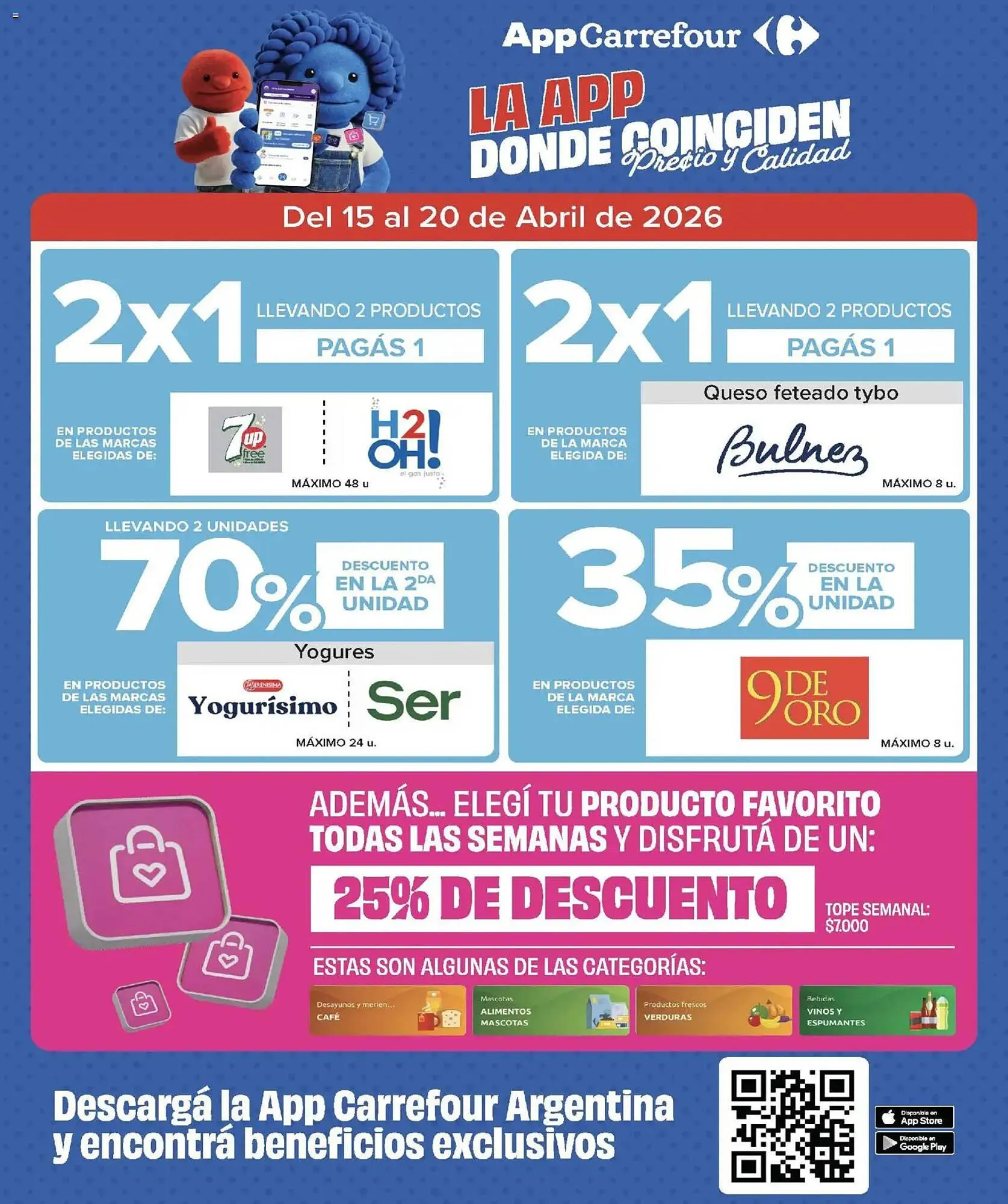 Ofertas de Folleto Carrefour Market 15 de abril al 22 de abril 2026 - Página 2 del catálogo
