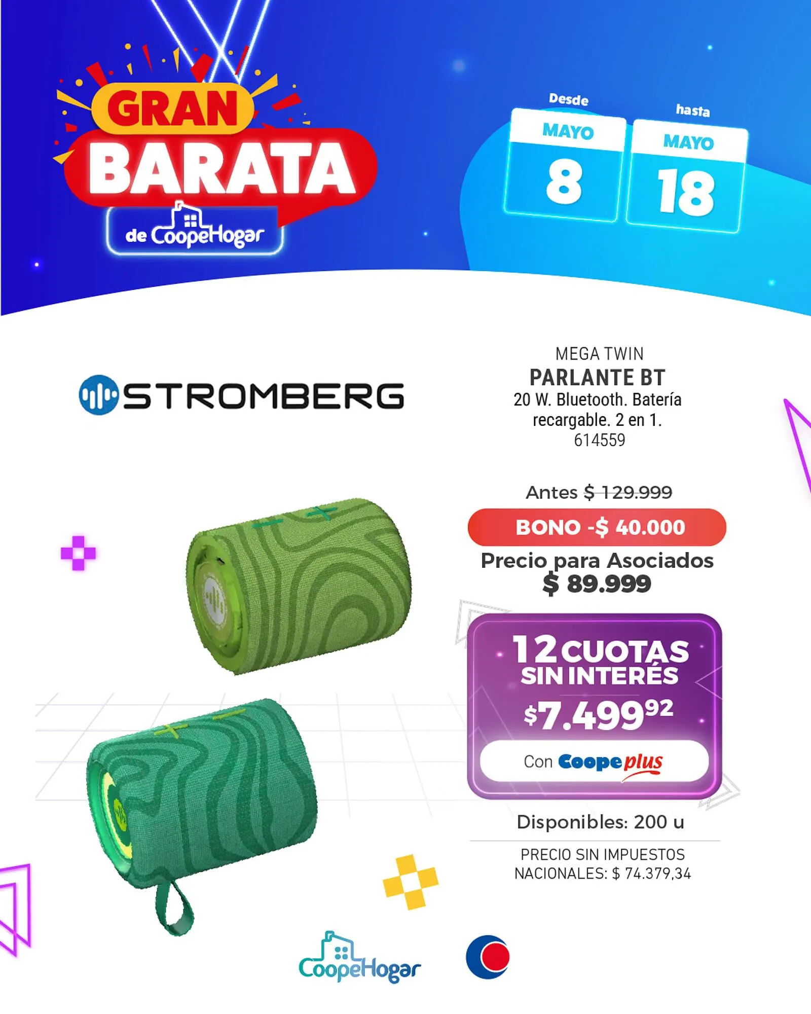 Ofertas de Catálogo Cooperativa Obrera 12 de mayo al 18 de mayo 2025 - Página 5 del catálogo