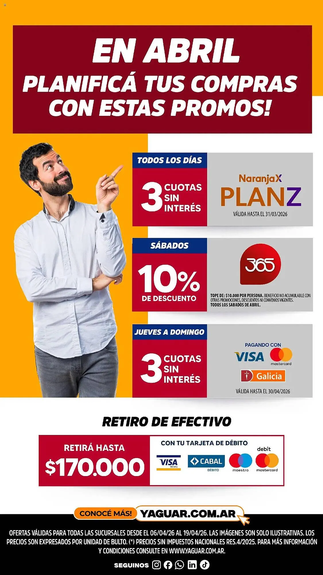Ofertas de Catálogo Supermercados Yaguar 1 de abril al 19 de abril 2026 - Página 7 del catálogo