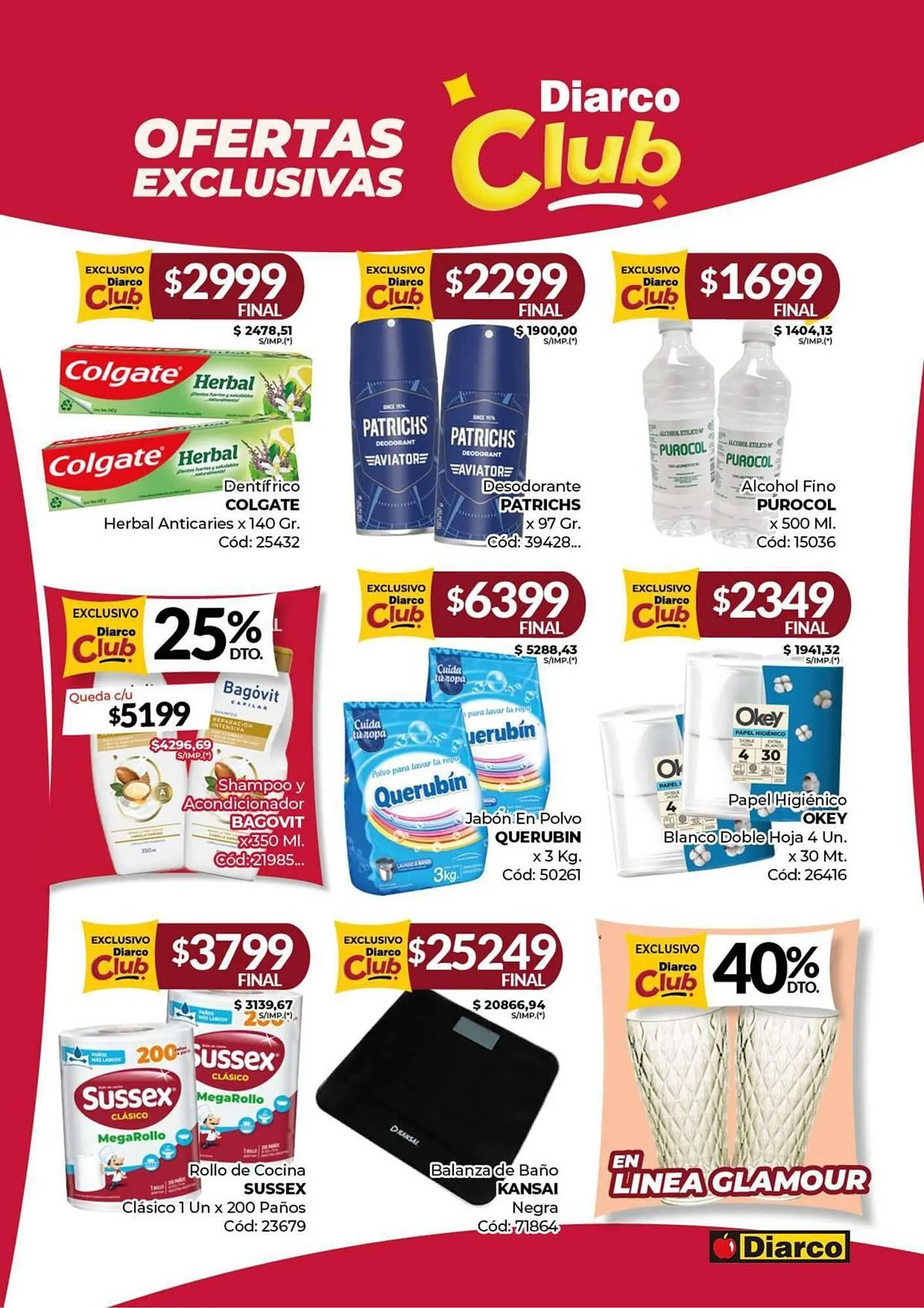 Ofertas de Catálogo Diarco 26 de mayo al 1 de junio 2025 - Página 8 del catálogo