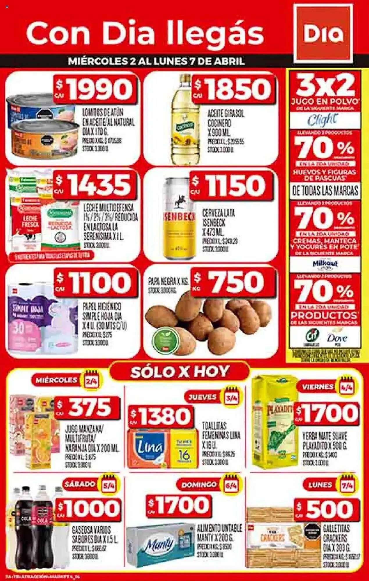 Ofertas de Catálogo Supermercados DIA 2 de abril al 7 de abril 2025 - Página 1 del catálogo