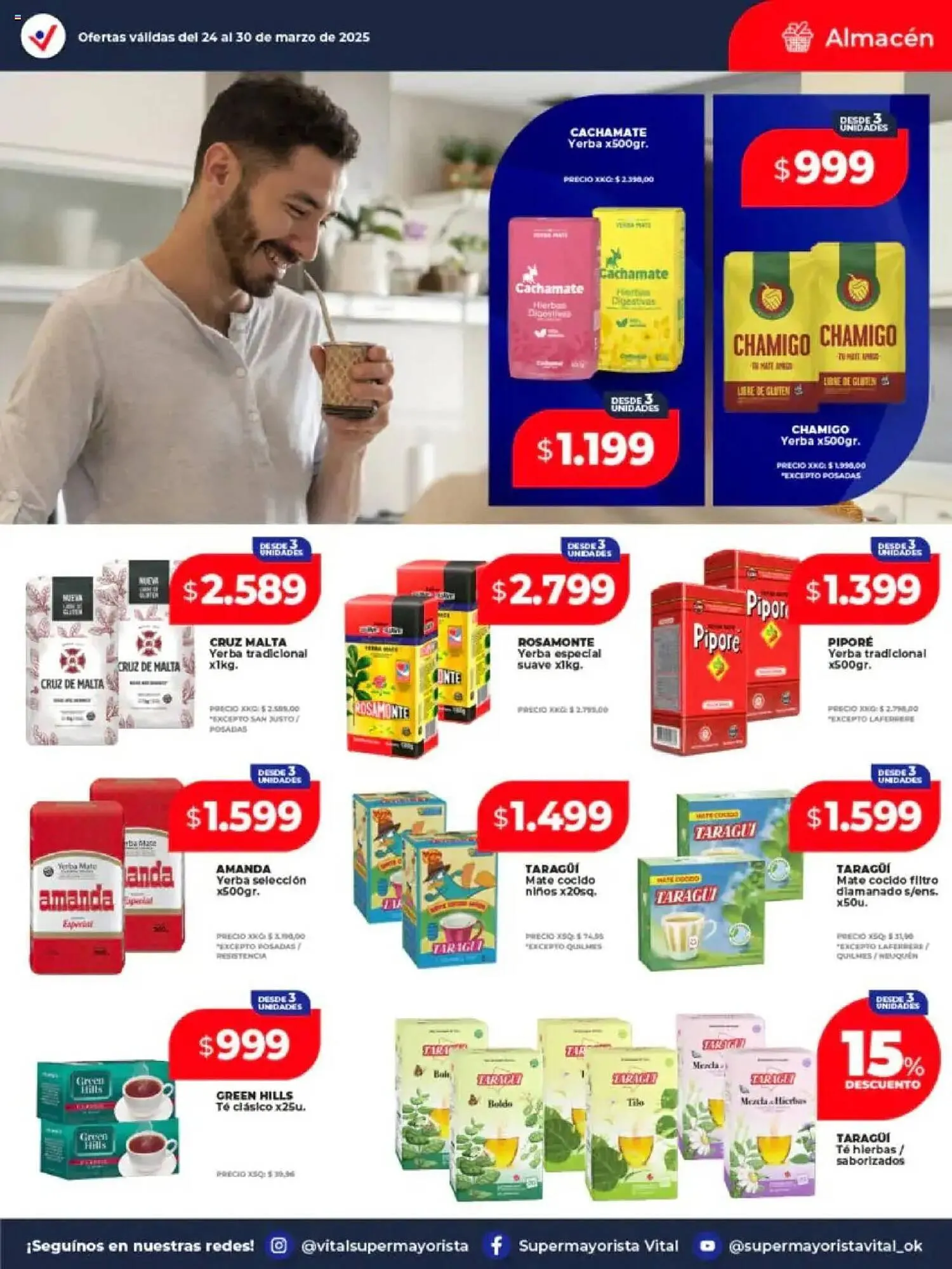 Ofertas de Catálogo Supermayorista Vital 24 de marzo al 30 de marzo 2025 - Página 18 del catálogo