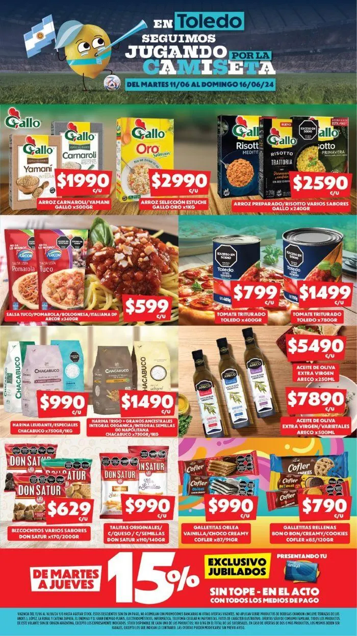 Ofertas de Catálogo Supermercados Toledo 11 de junio al 16 de junio 2024 - Página 4 del catálogo