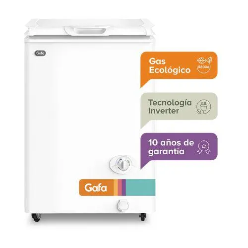 Freezer Horizontal Gafa Blanco Inverter 117lts FGHI100B-S
