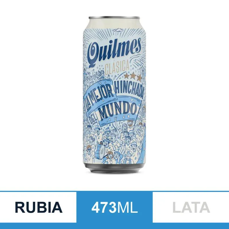Cerveza Lata Quilmes 473 Ml