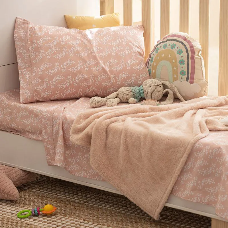 Juego de Sábanas Cuna Funcional Algodón Peinado Racimo