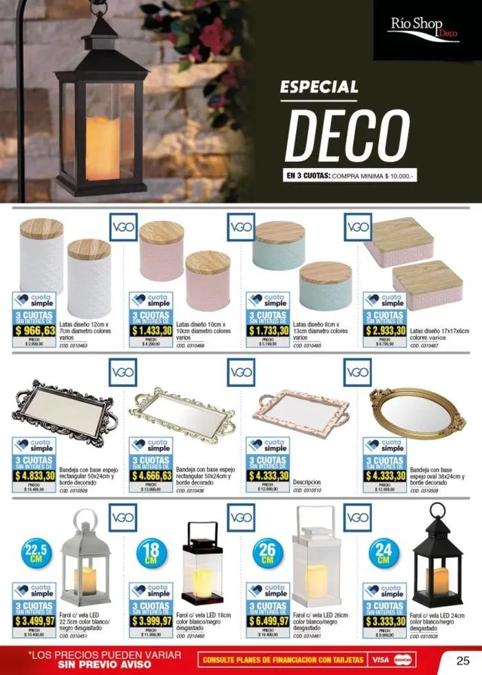 Ofertas de Ofertas Rio Shop Deco 20 de agosto al 3 de septiembre 2024 - Página 17 del catálogo