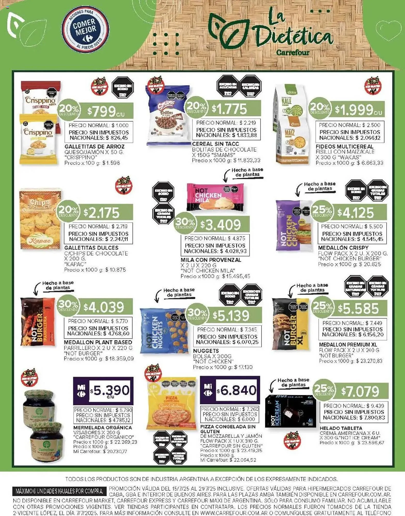 Ofertas de Catálogo Carrefour 15 de julio al 21 de julio 2025 - Página 12 del catálogo