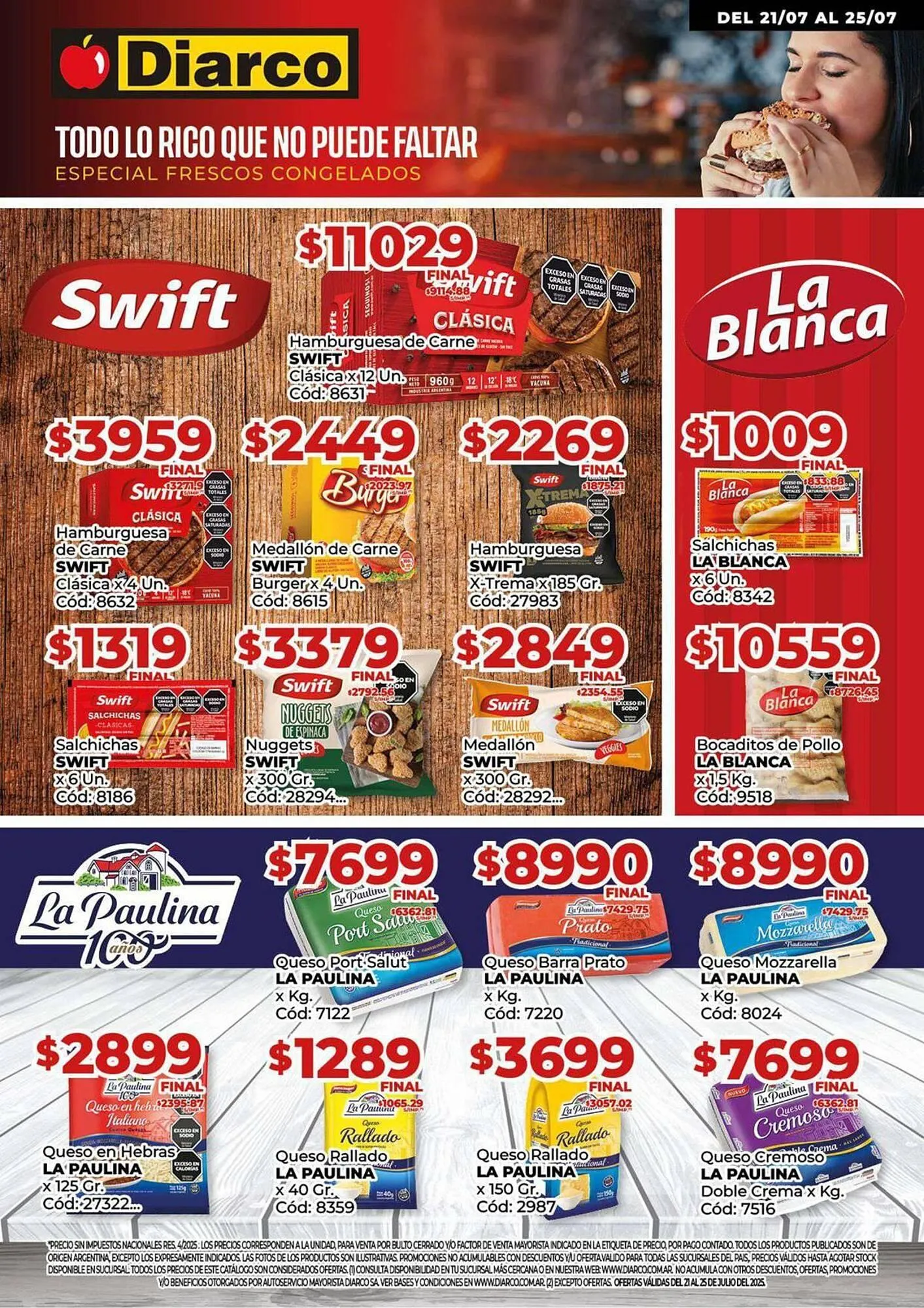 Ofertas de Catálogo Diarco 21 de julio al 25 de julio 2025 - Página 1 del catálogo