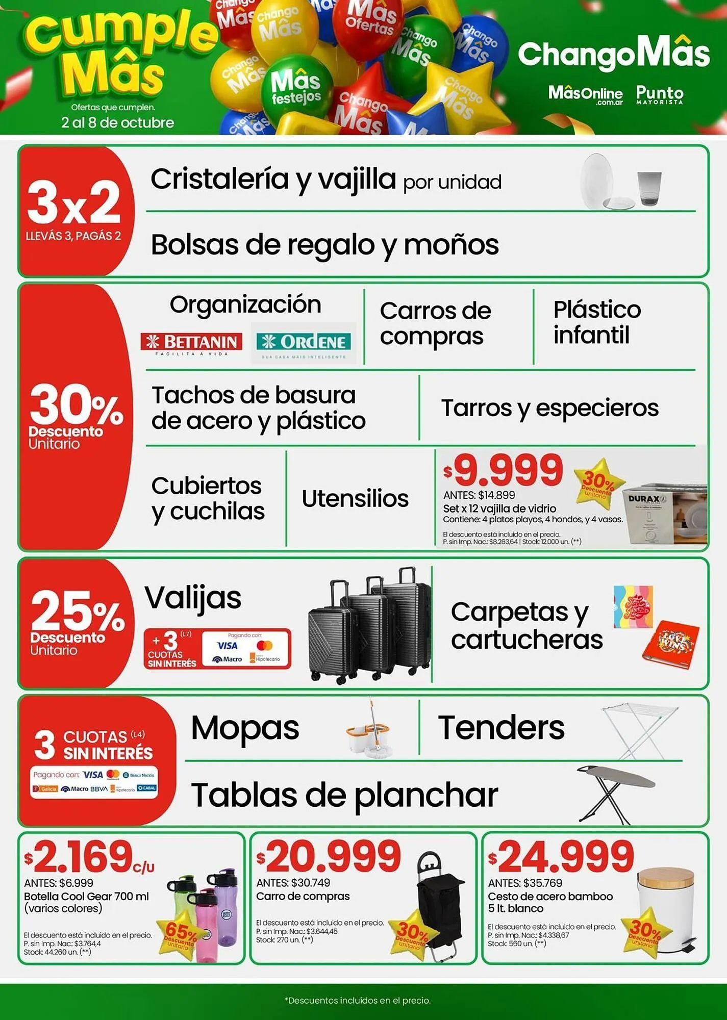 Ofertas de Catálogo Changomas 3 de octubre al 8 de octubre 2025 - Página 10 del catálogo