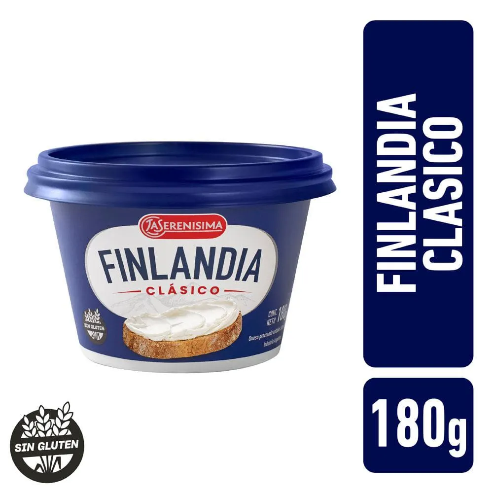Queso Untable Finlandia Clásico 180 Gr
