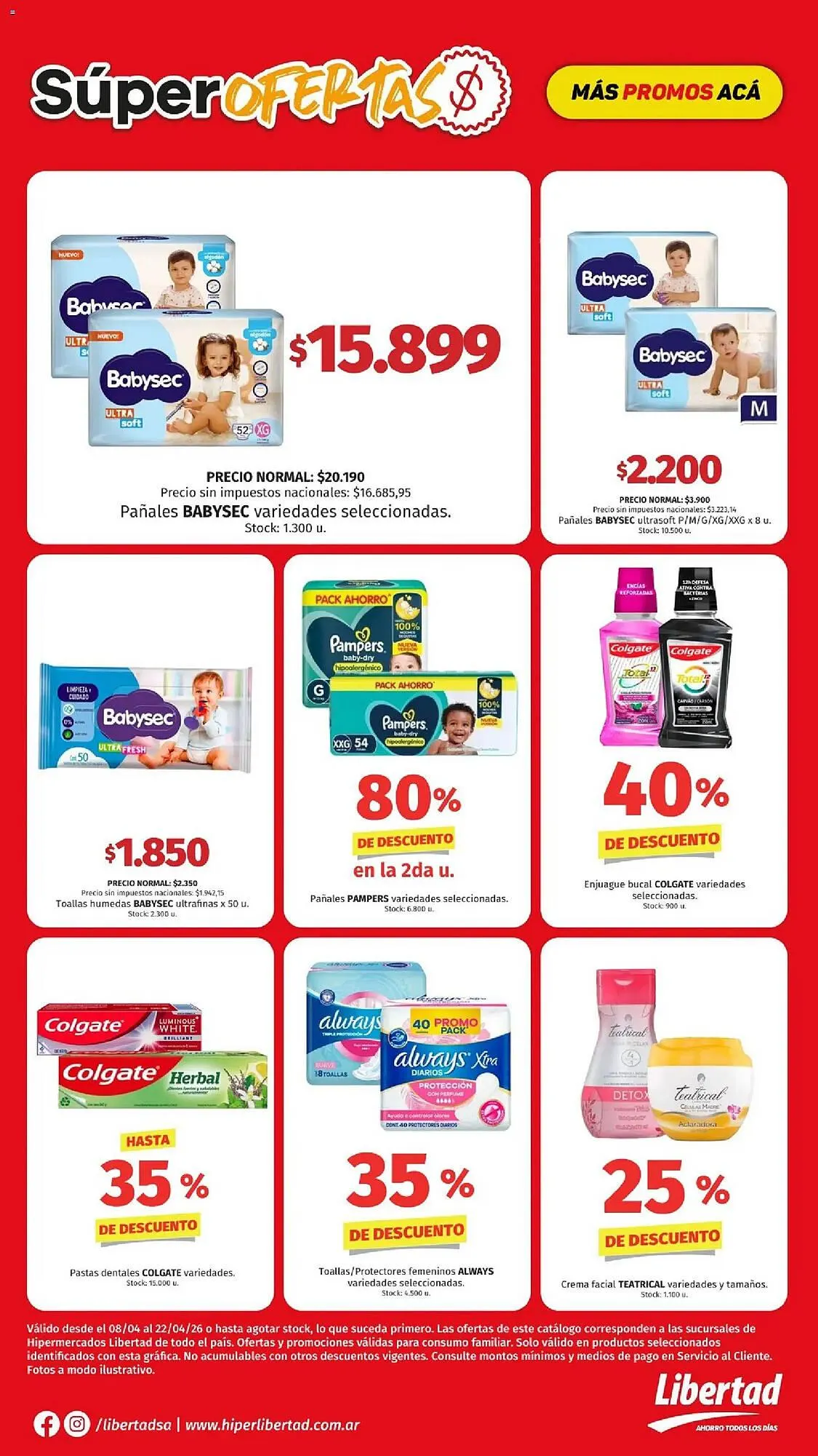 Ofertas de Catálogo Hipermercado Libertad 8 de abril al 22 de abril 2026 - Página 7 del catálogo
