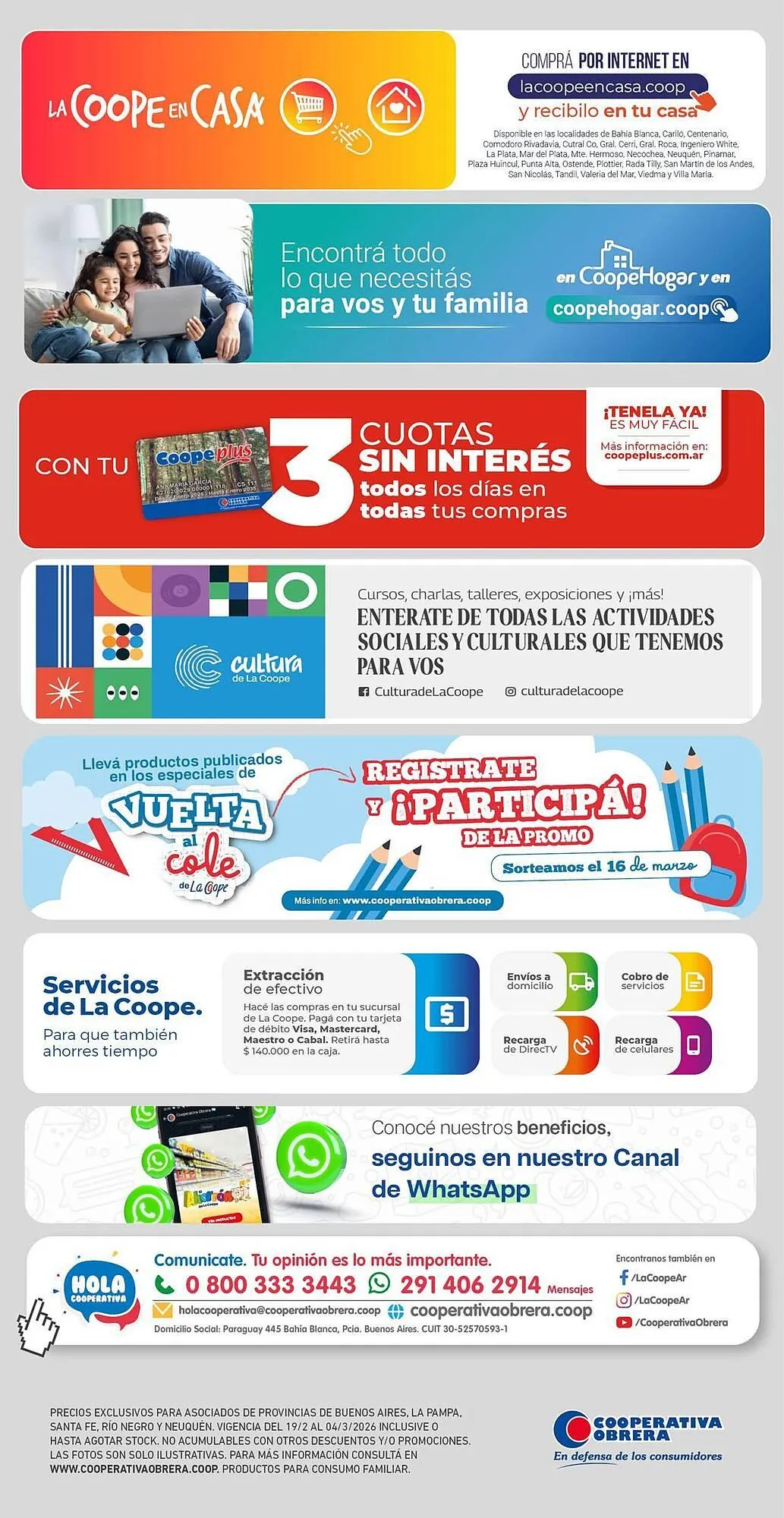 Ofertas de Catálogo Cooperativa Obrera 19 de febrero al 4 de marzo 2026 - Página 13 del catálogo