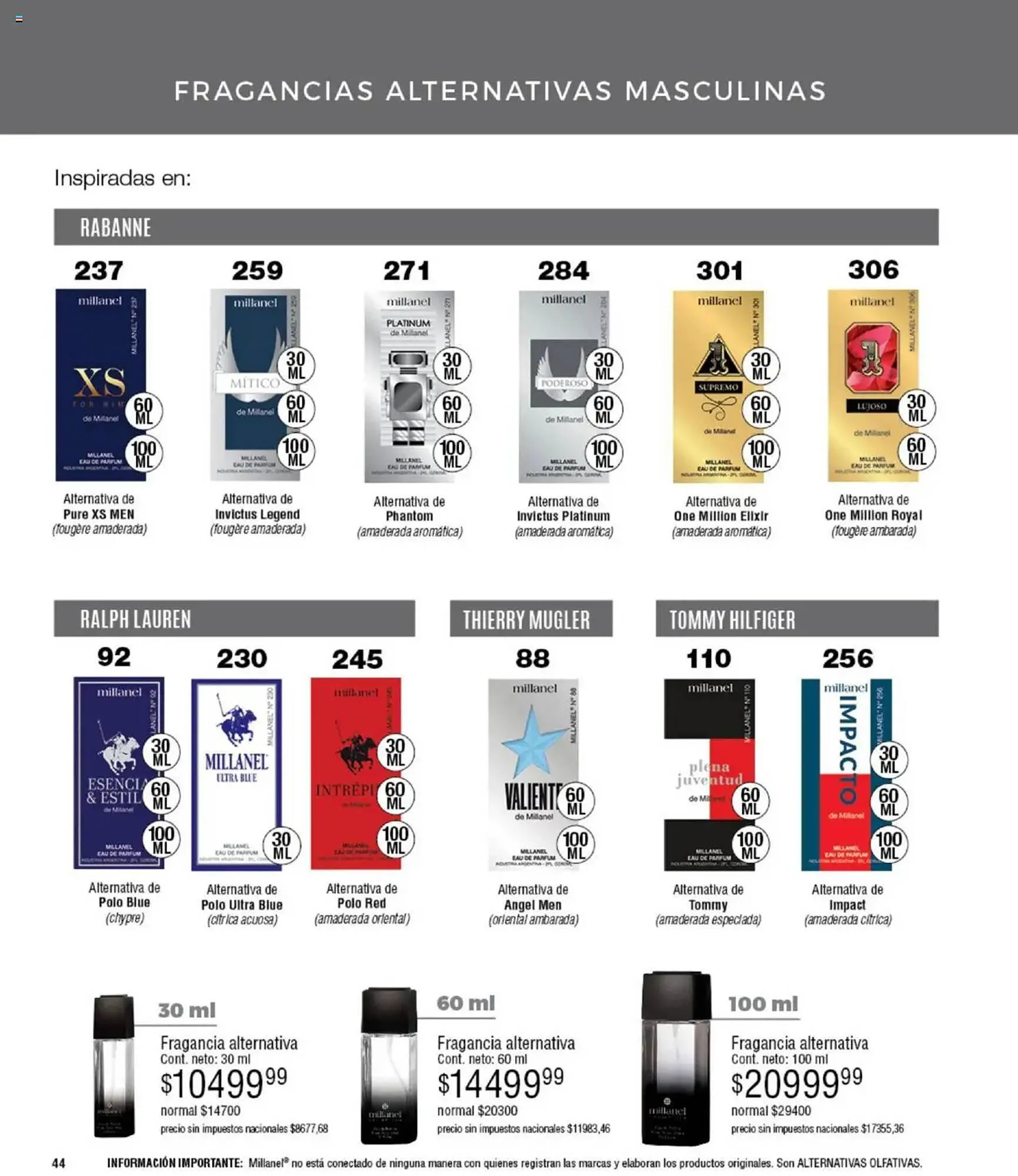 Ofertas de Catálogo Millanel Cosmética 15 de septiembre al 20 de octubre 2025 - Página 44 del catálogo