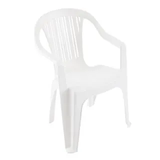 Silla Jardín Plástico Garden Life Titán F8200 Blanco