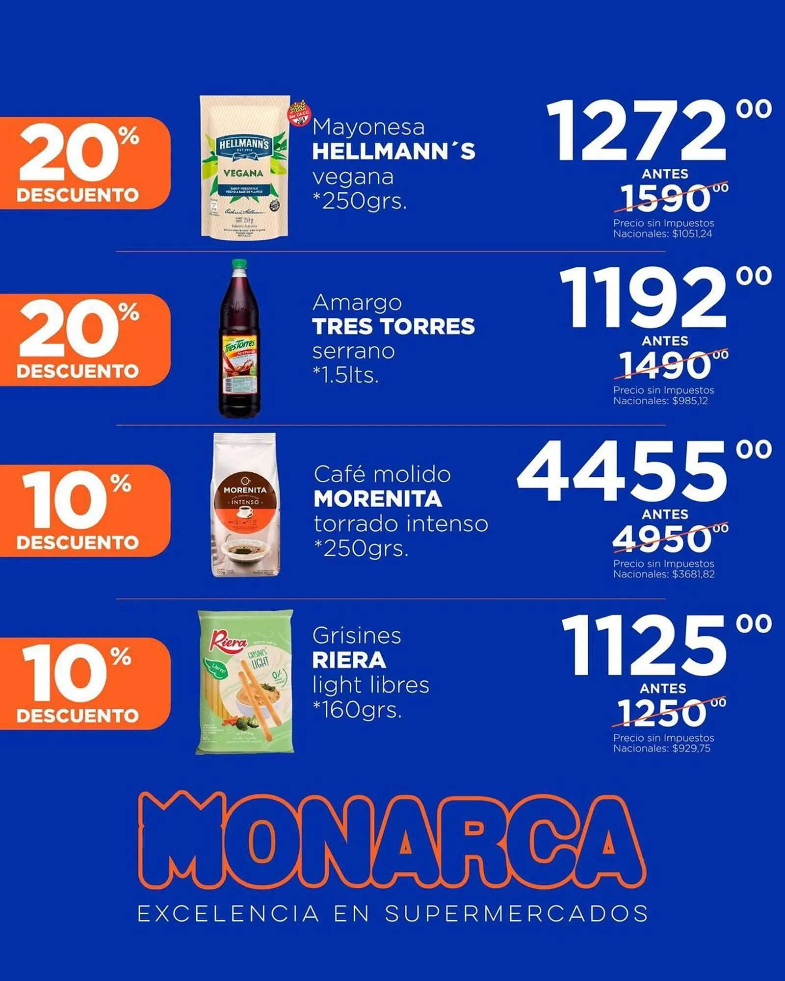Ofertas de Catálogo Supermercados Monarca 8 de mayo al 31 de mayo 2025 - Página 8 del catálogo