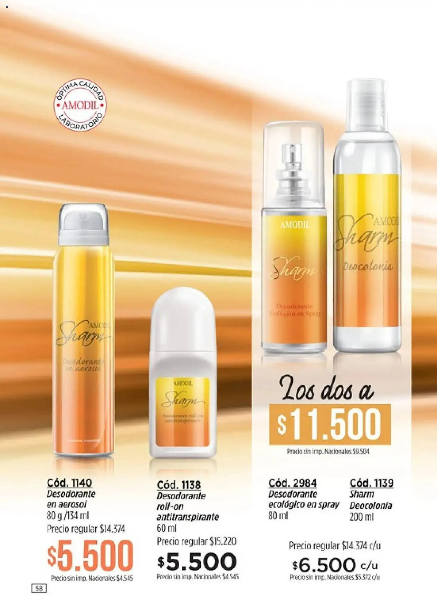 Ofertas de Catálogo Amodil 5 de mayo al 31 de mayo 2026 - Página 58 del catálogo